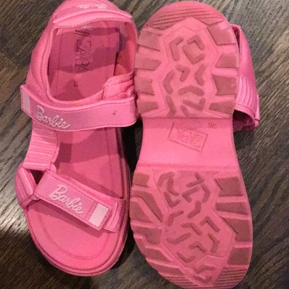 Zara - Barbie sandals, featuring prominent 